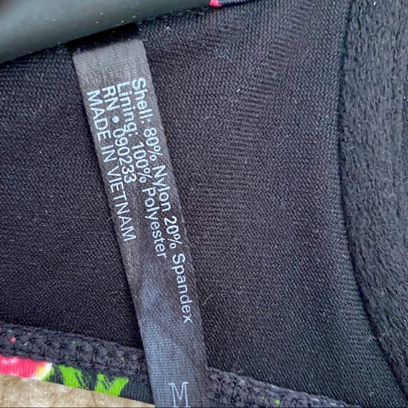 Black poppy floral bikini set - Picture 4 of 6